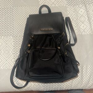 Micheal Kors Jet Black Backpack